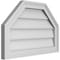 Ekena Millwork Octagonal Top Surface Mount PVC Gable Vent w/ 2"W x 1-1/2"P Brickmould Frame, 24"W x 16"H GVPOT24X1602SN - alternate 4